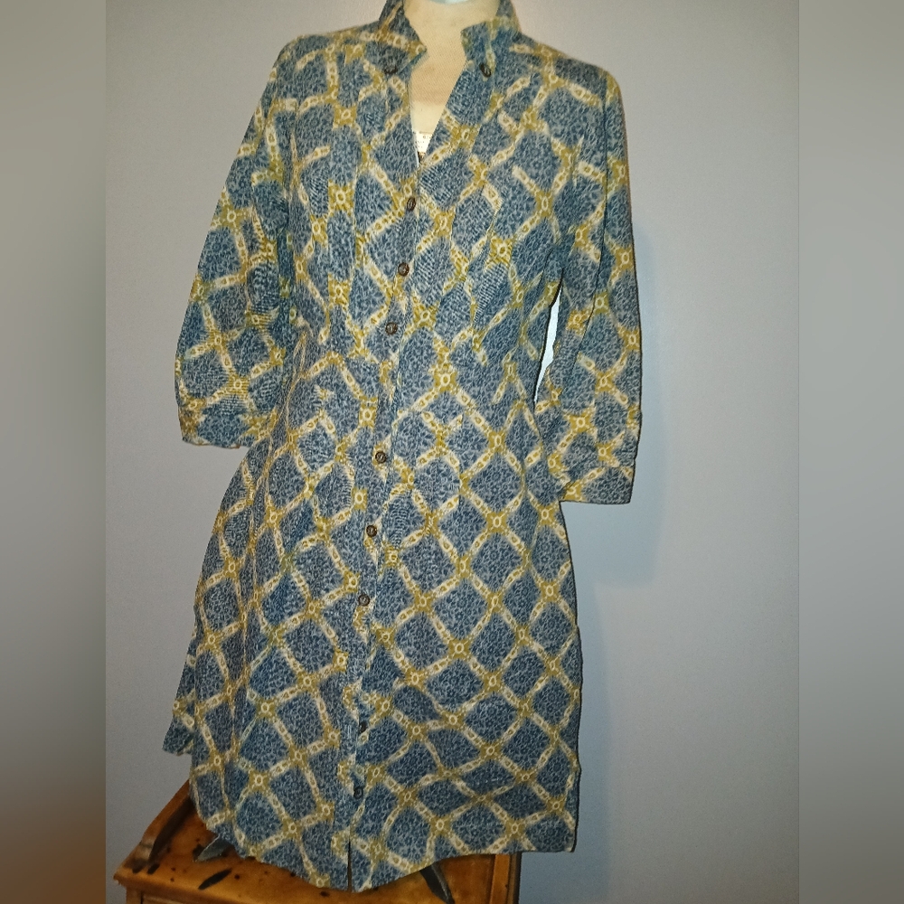 Anthropologie Maeve Corduroy Long Sleeve Button Down Dress